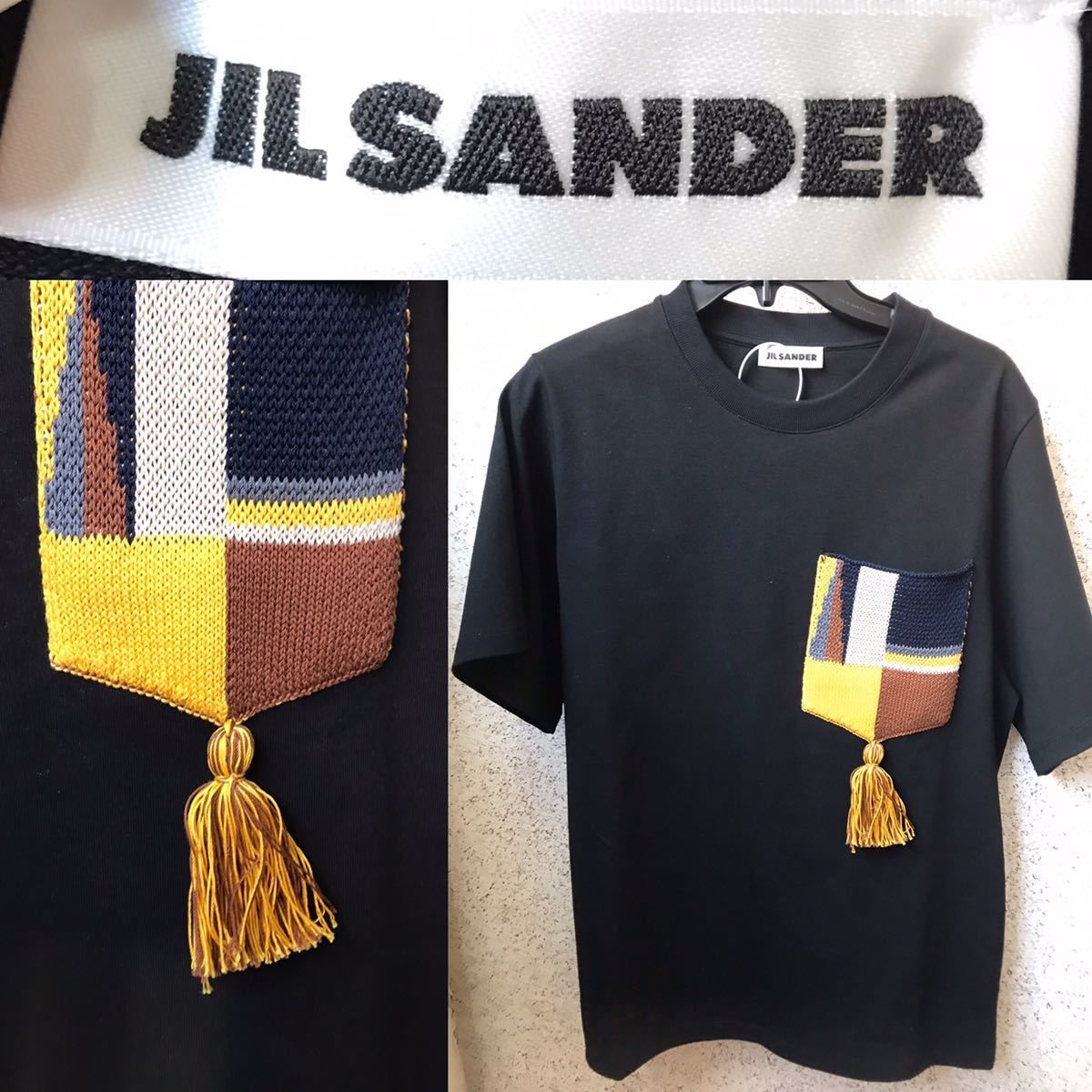 新品☆20SS☆JIL Sander ジルサンダー ニット マルチカラー パッチ