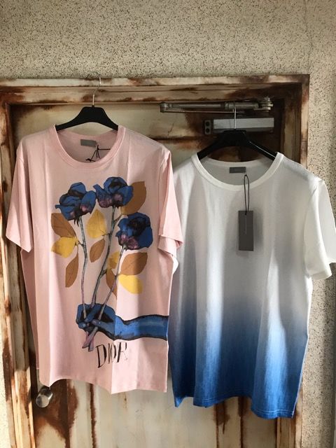 【淡いフラワー柄が可愛い☆】DIOR Tシャツ 新品☆DIOR AND ALEX FOXTON ディオール フラワー プリント