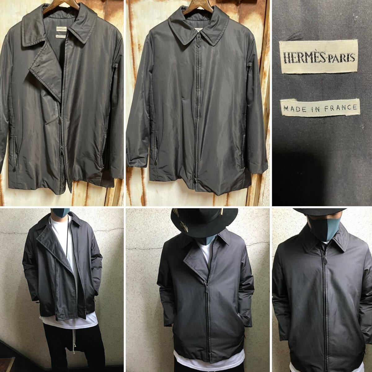 HERMES by MartinMargiela エルメス マルジェラ期 2WAY 中綿 シル...