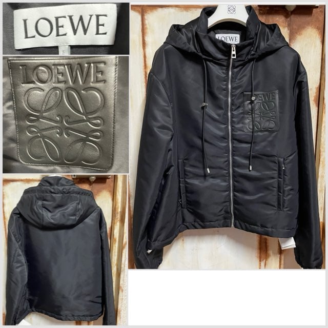 新作☆LOEWE ロエベ フーデッド パデッド ナイロン ジャケット | SOHOO