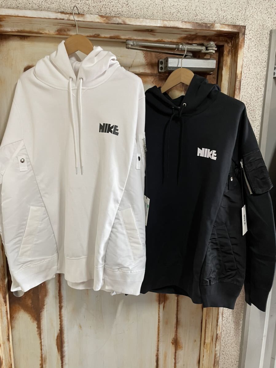 Sacai×NIKE Unisex Hoodie in Black Mサイズ