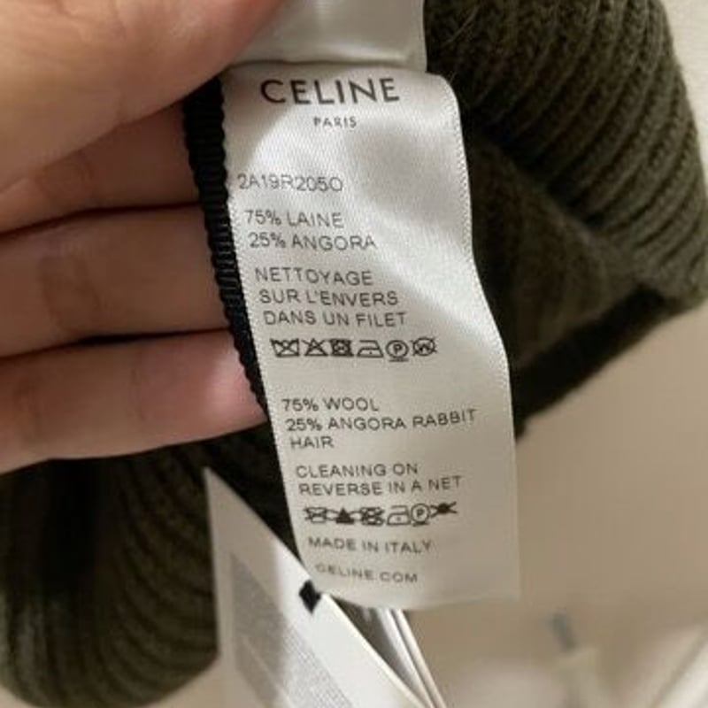 即完売!新品☆21FW☆CELINE Hedi Simane セリーヌ ブランドロゴ