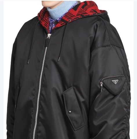 PRADA raf simons 21AW MA1 ボンバーモッズコート PRADA - Prada by raf simons 21AW MA-1ボンバーモッズコートの
