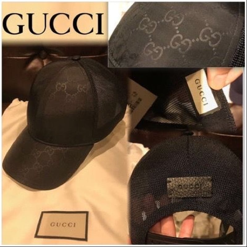 GUCCI モノグラムキャップL