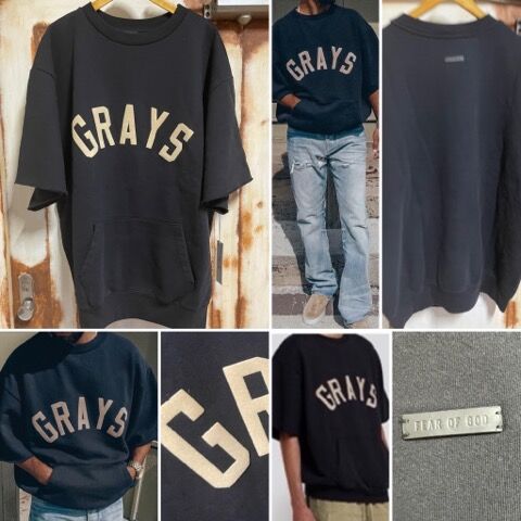 貴重☆新品タグ付 Fear of God 7th フィアオブゴッド GRAYS 3/4 SL...