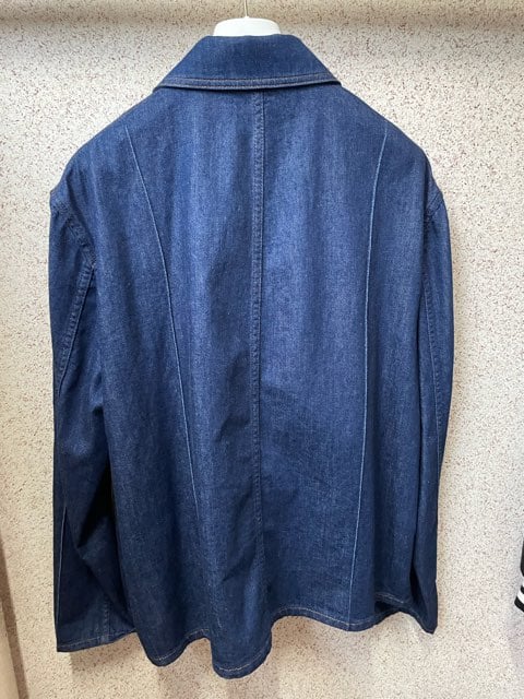LOEWE ロエベ アナグラム レザーパッチデニムジャケット | SOHOO STORE