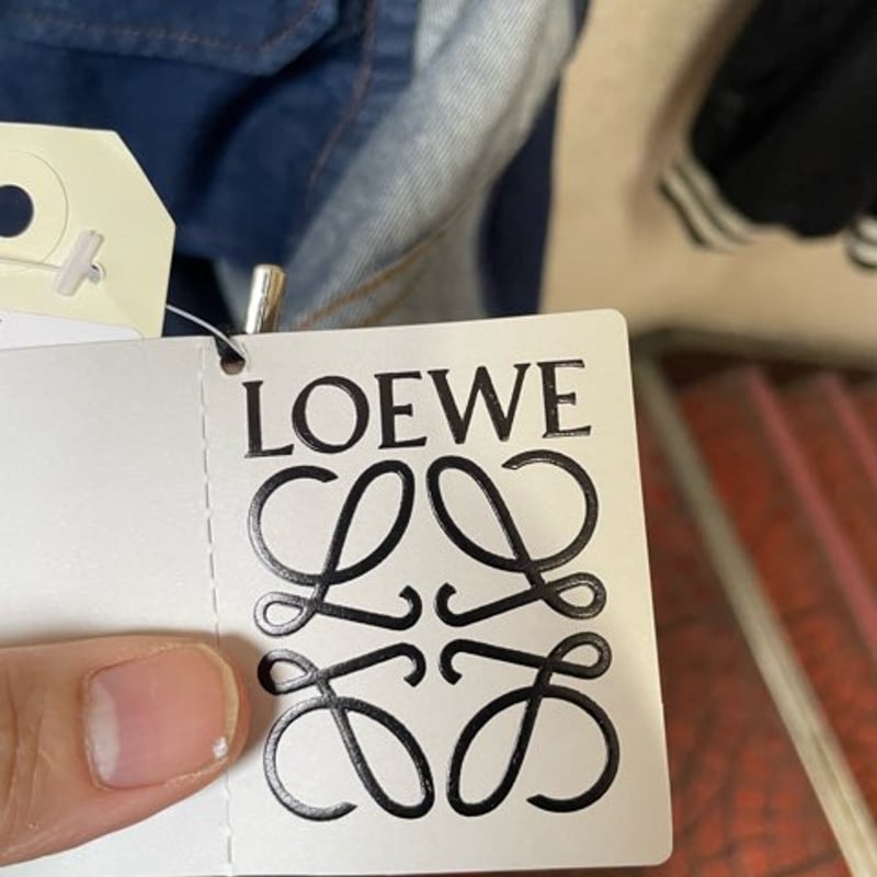 LOEWE ロエベ アナグラム レザーパッチデニムジャケット | SOHOO LOEWE ロエベ アナグラム レザーパッチデニムジャケット | SOHOO