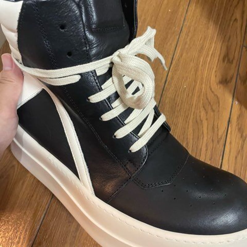 新作 RICK OWENS MEGA BUMPER GEOBASKET SNEAKERS リッ...