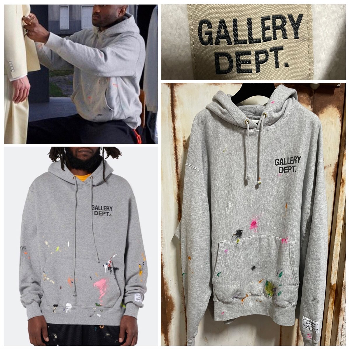 ヴァージル着用☆新品☆GALLERY DEPT. ギャラリーデプト ペンキ