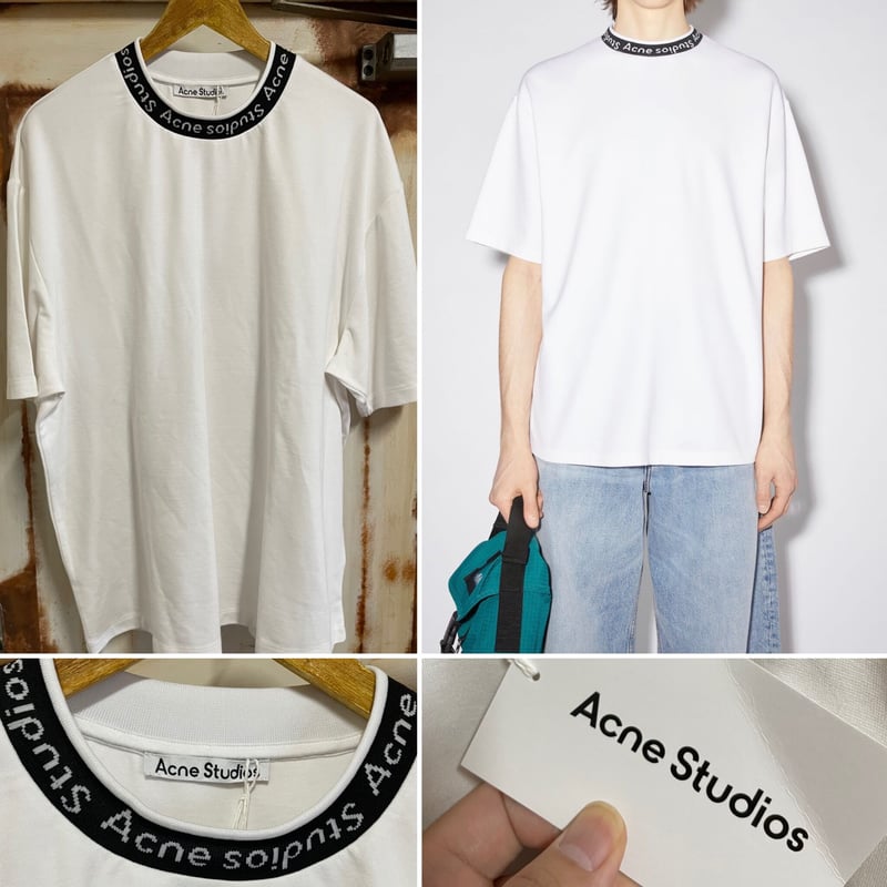 新品 ACNE STUDIOS アクネ ストゥディオス ネックブランドロゴ ロゴ