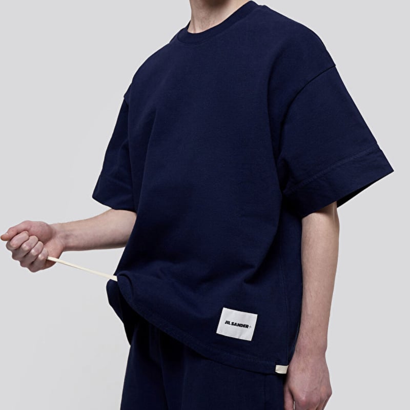 【正規品】JILSANDER BOX ロゴ　オーバーサイズTシャツ