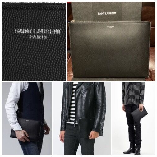 新品☆SAINT LAURENT サンローラン クラッチバッグ ポーチ タブレット