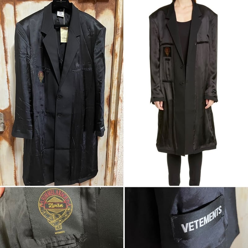 Vetements 18aw インサイドアウト コート