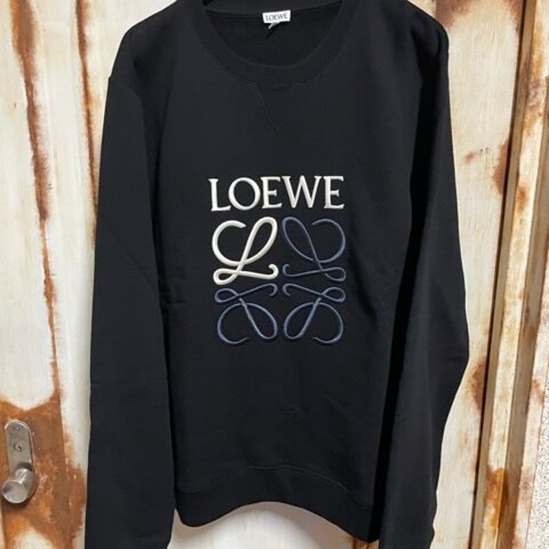 LOEWE ロエベ  ロゴ刺繍入りフード付きスウェットシャツ 新品