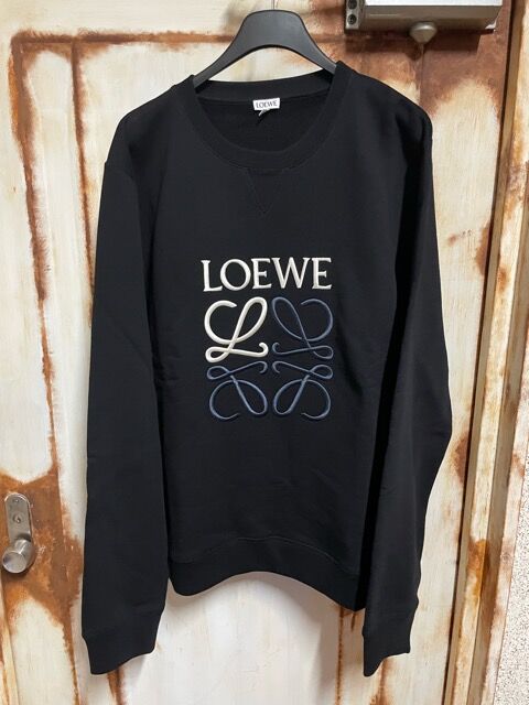 新品☆LOEWE ロエベ ブランドロゴ 刺繍 アナグラム スウェットシャツ