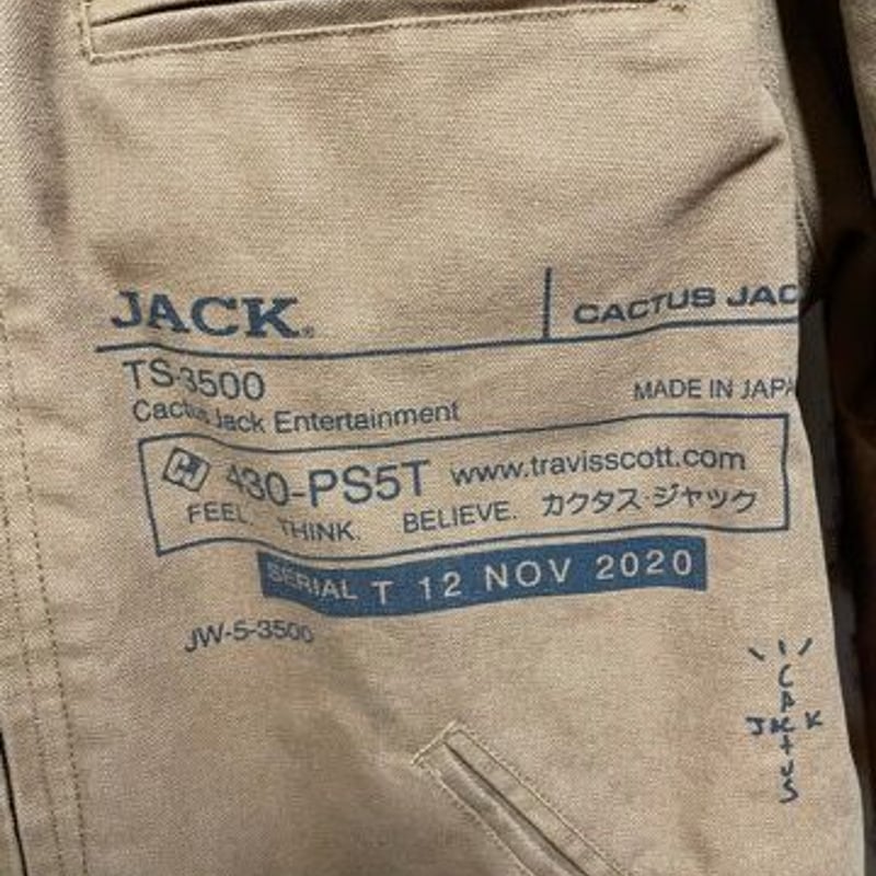 ☆限定☆ Travis Scott Cactus Jack System Work Jacke