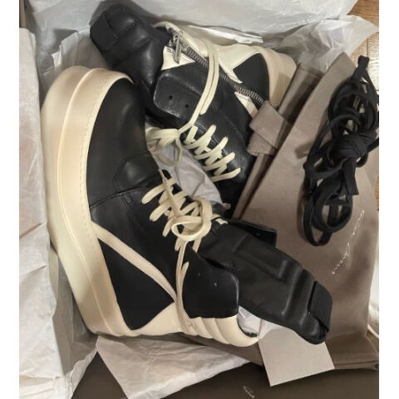 新作 RICK OWENS MEGA BUMPER GEOBASKET SNEAKERS リッ...