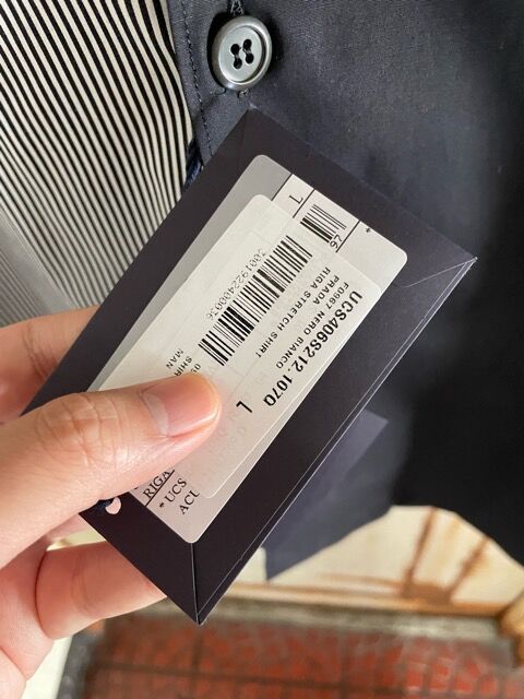 新品タグ付き☆PRADAプラダ ダブルマッチ ポプリン シャツ ワン