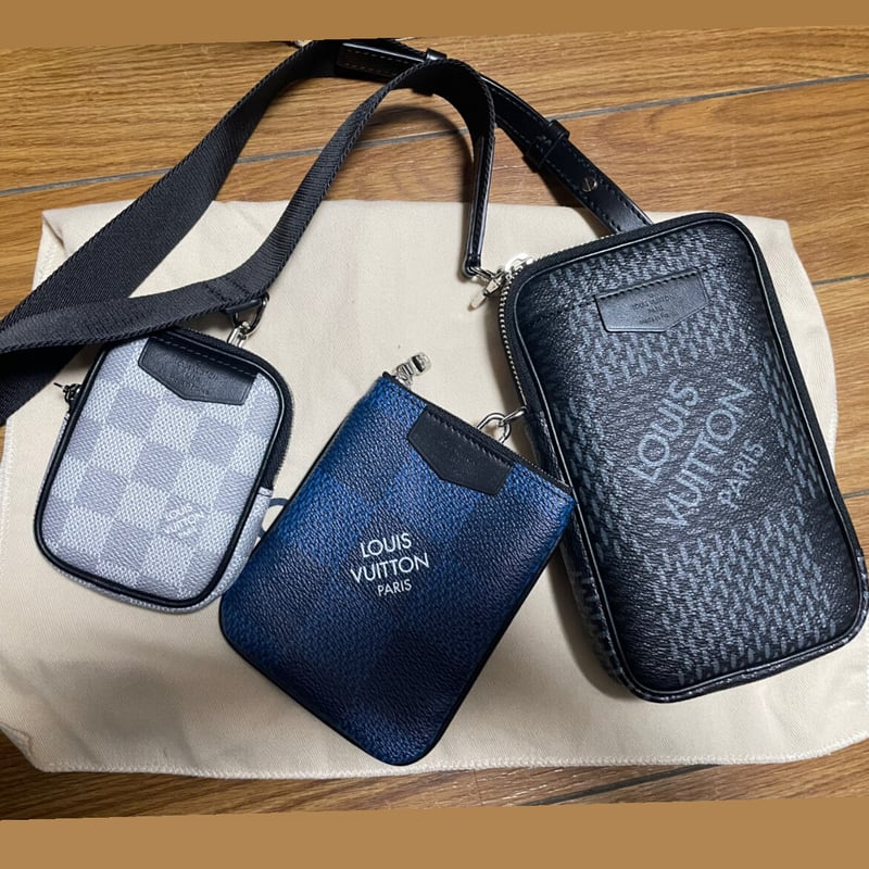 新品 Louis Vuitton ルイヴィトン ダミエ・グラファイト3Dキャンバス