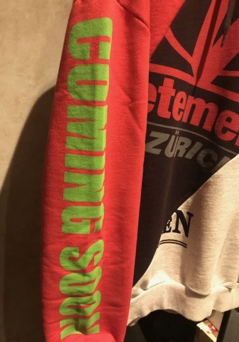 新品☆ 18SS☆激レア☆VETEMENTS ヴェトモン 切り替えプリント comming ...