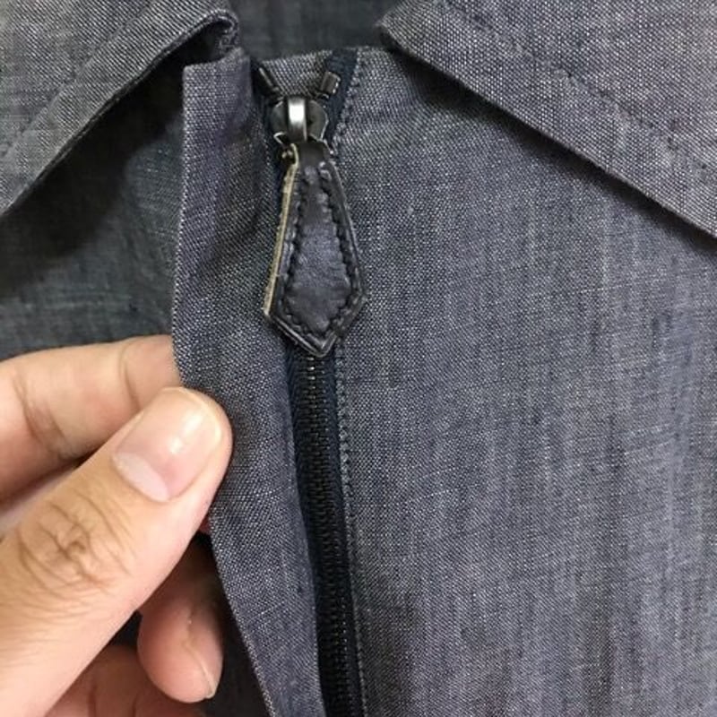 レア!HERMES エルメス マルジェラ期 リネン ジップアップジャケット