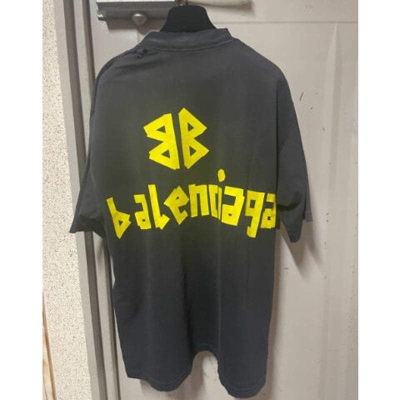 新品☆BALENCIAGA Tape Type Tシャツ Medium Fit ヴィンテージ...