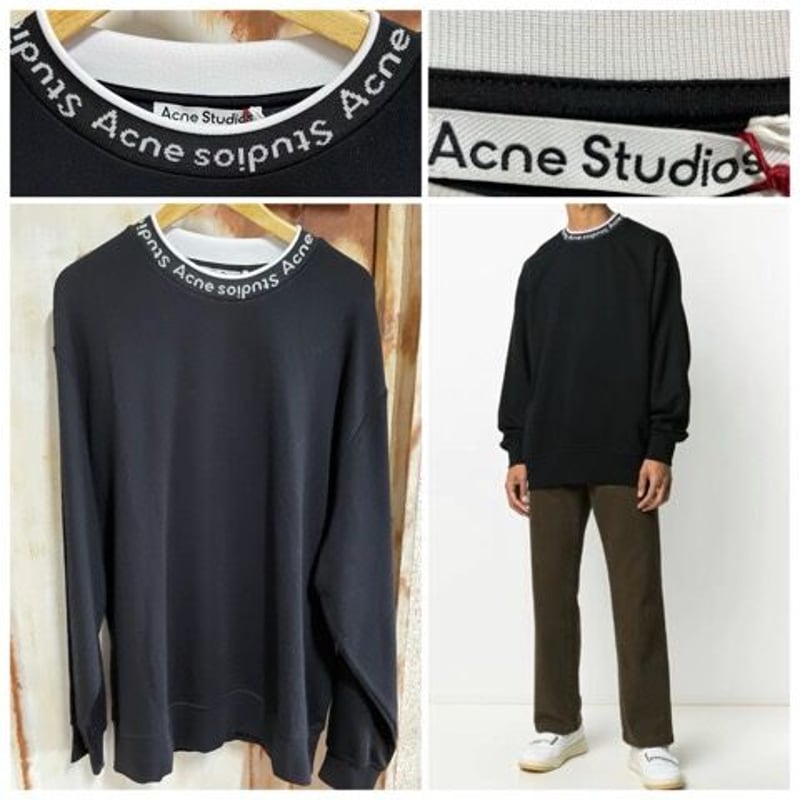 【美品】AcneStudios アクネストゥディオス オーバーサイズ ロゴシャツ