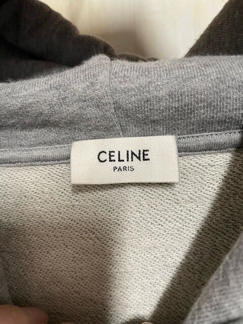 貴重XLサイズ☆CELINE セリーヌ スタッズ付き ブランドロゴ ルーズ