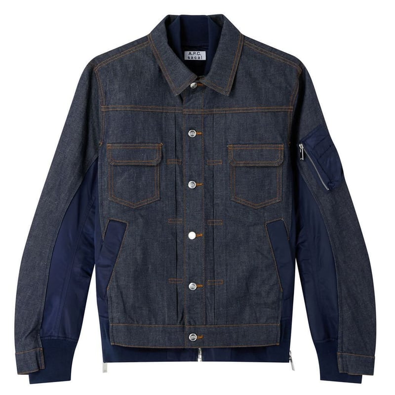 A.P.C × sacai デニムジャケット MA-1 ドッキング-