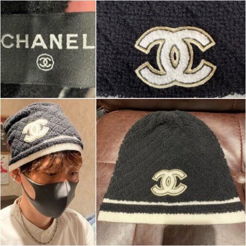 貴重☆ CHANEL シャネル マトラッセ CCマーク ブランドロゴ カシミヤ ...