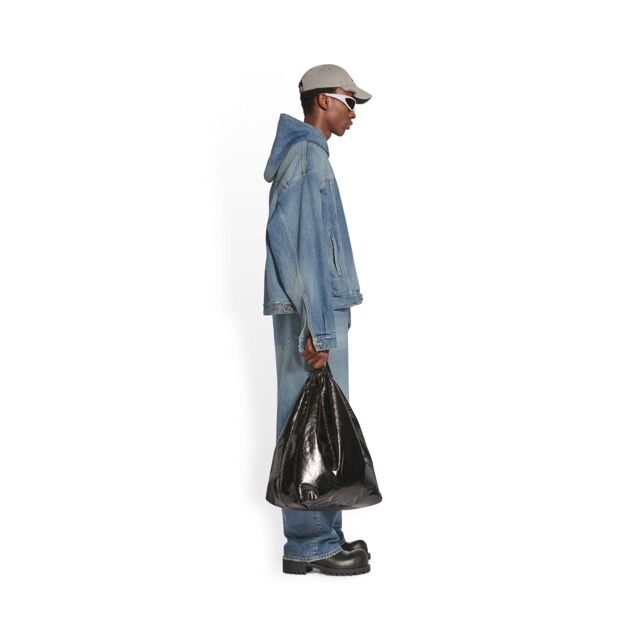 な*は様 BALENCIAGA バレンシアガ BALENCIAGA プルオーバー BALENCIAGA(バレンシアガ) 22AW デニムプルオーバーパーカー