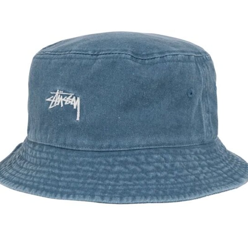 L/XL 国内完売 Stussy ステューシー ブランドロゴ デニム バケット