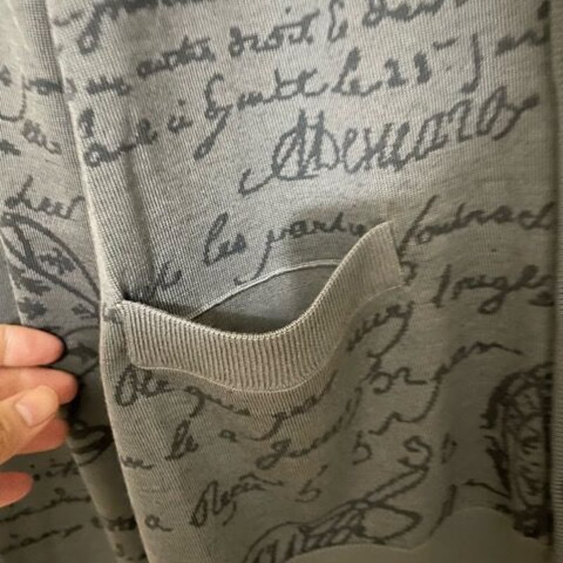 BERLUTI カレッジ スクリット カーディガン BERLUTI カレッジ スクリット カーディガン