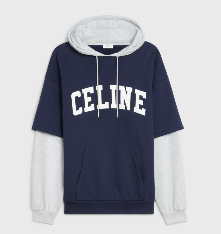 本日限定セール35000円　CELINE　ツートーン　パーカー S