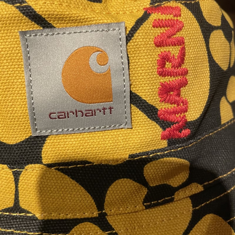 新品 MARNI X CARHARTT WIP マルニ カーハート コラボ イエロー バケッ...