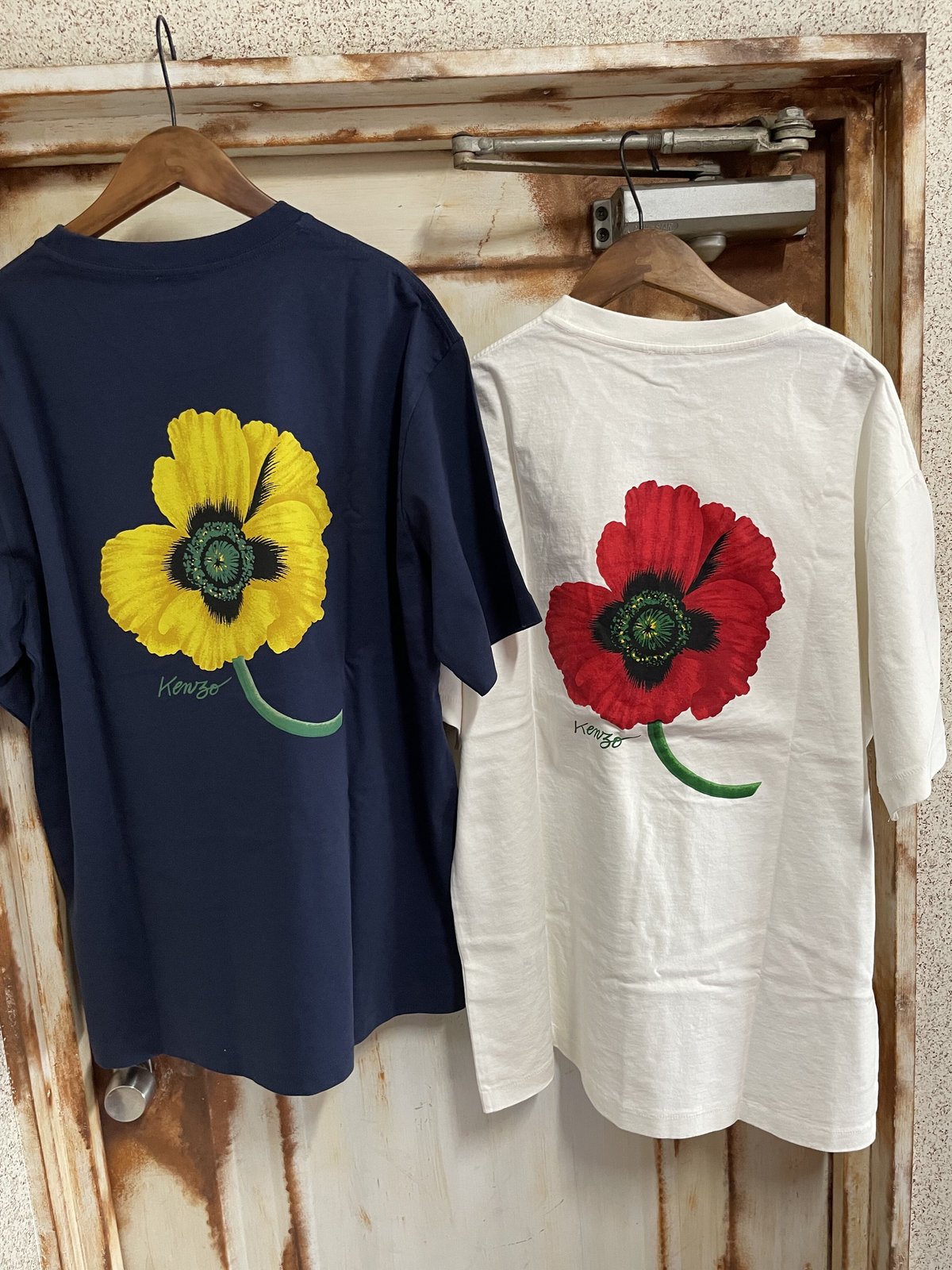 KENZO × NIGO POPY 花柄 ホワイト 半袖Tシャツ Lサイズ