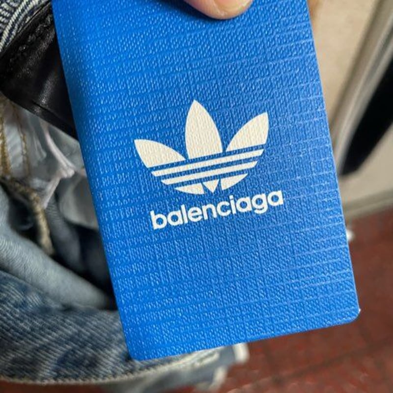 新品☆BALENCIAGA × adidas バレンシアガ アディダス Printed Bag...