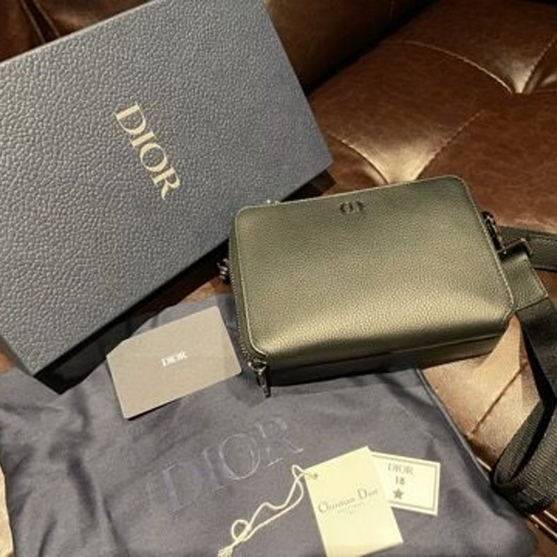 新品付属品あり☆DIOR ディオール ストラップポーチ CD ICON グレ