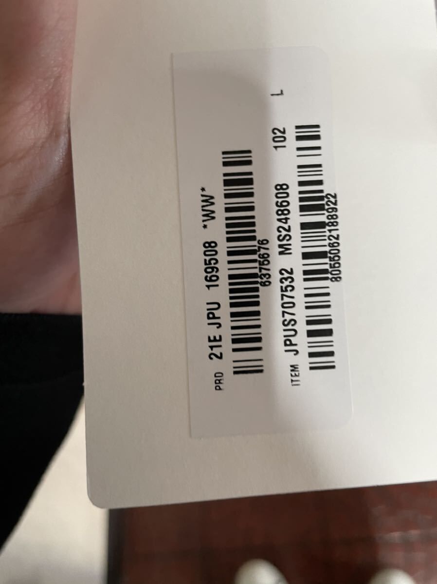 ジルサンダー　タックショルダースウェット　ダークネイビー　Lサイズ　新品タグ付き ジルサンダー タックショルダースウェット ダークネイビー L