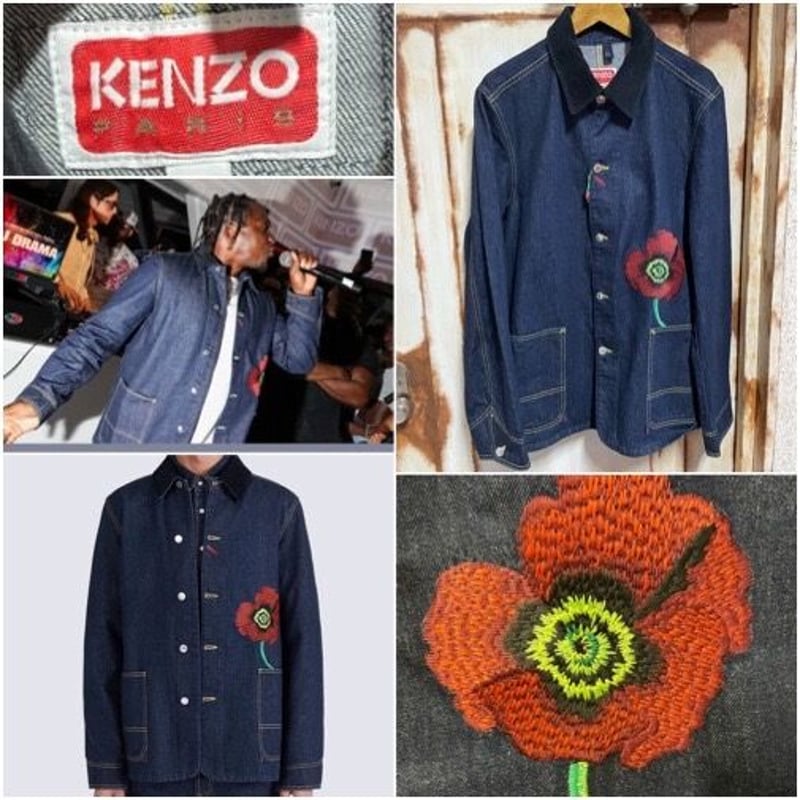 完売！新品☆ KENZO ケンゾー POPPY NIGO ワークウエア デニム