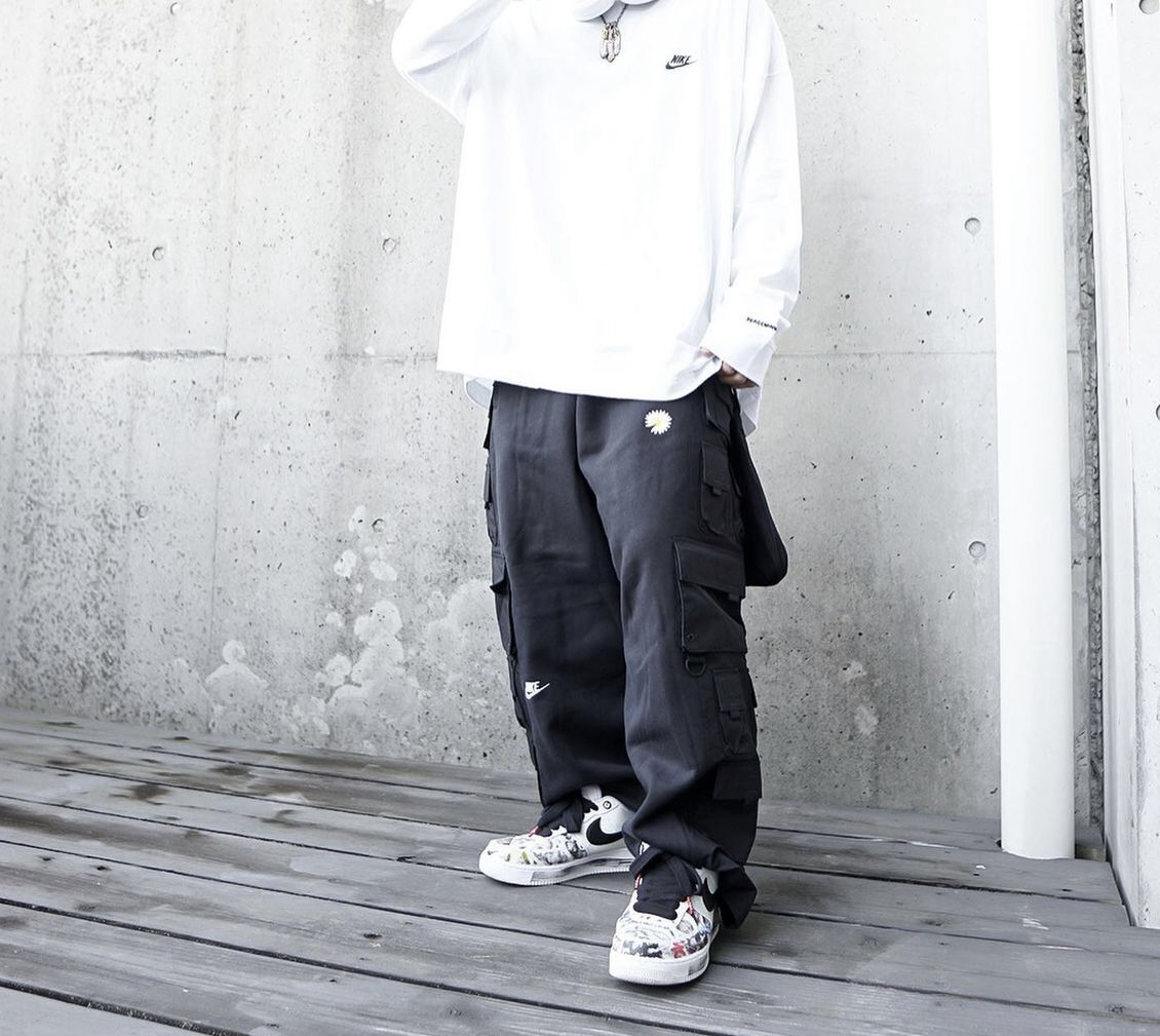 限定!新品☆ PEACEMINUSONE PMO x NIKE Wide Pants Bla 限定!新品☆ PEACEMINUSONE PMO x NIKE Wide Pants Bla