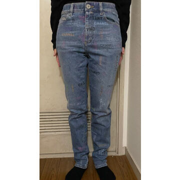 ◆ココネージュ◆送料込！【CHANEL】ジーンズ ストレッチデニム ココ ネージュ◇送料込【CHANEL】シャネル ジーンズ ストレッチ