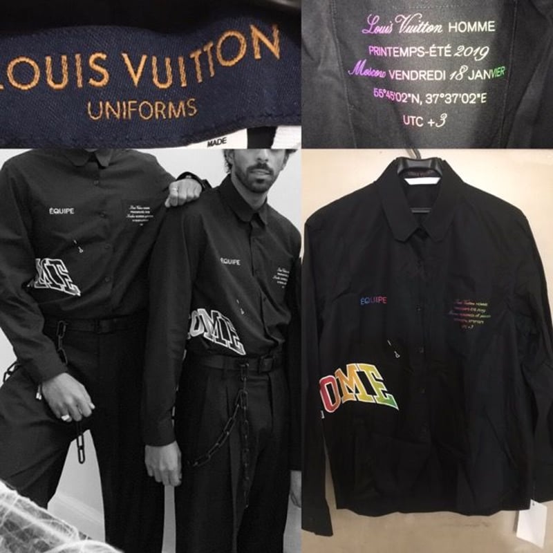 激レア！☆LOUIS VUITTON ルイヴィトン スタッフ シャツ Virgil Abloh...