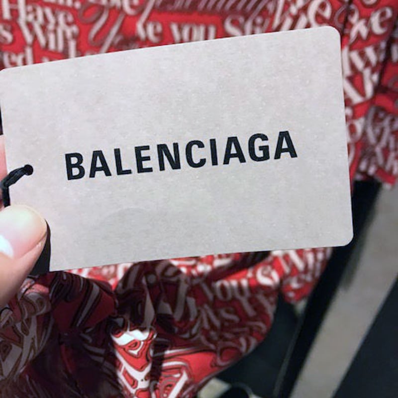 【新品 新色】Balenciaga 2019SSフーディー 赤 M