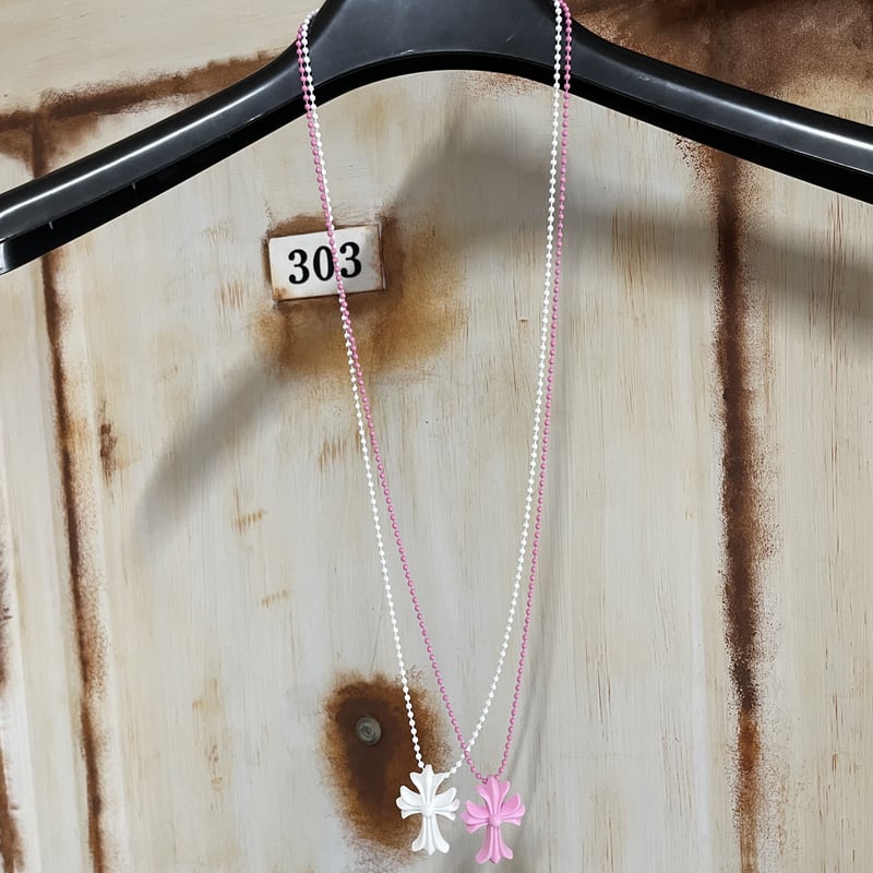 CHROME HEARTS ラバーネックレス グリーン