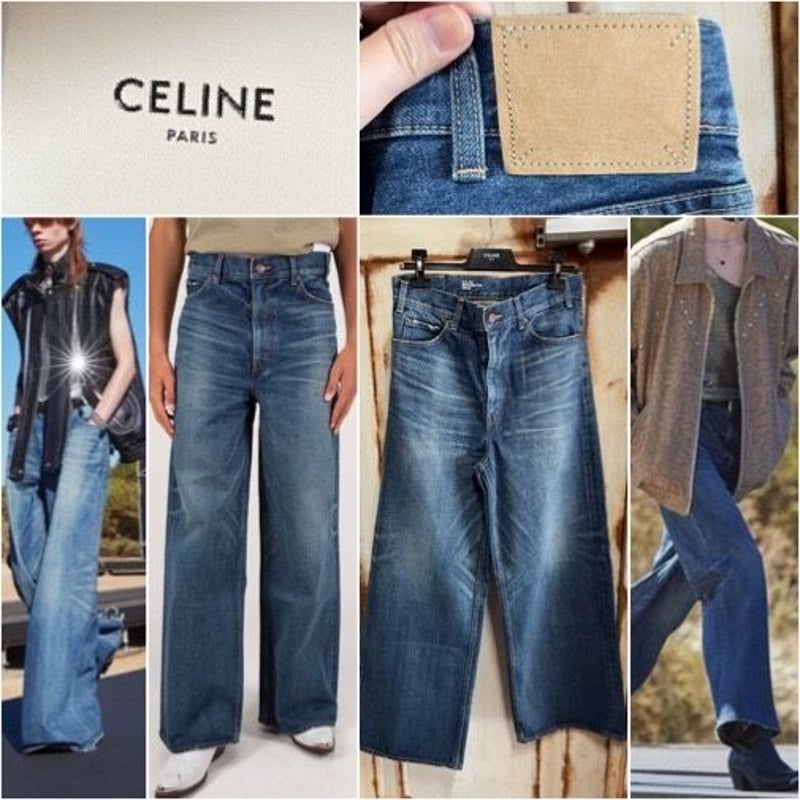 新品タグ付☆22SS☆CELINE by Hedi Simane セリーヌ フレアサーフジー...