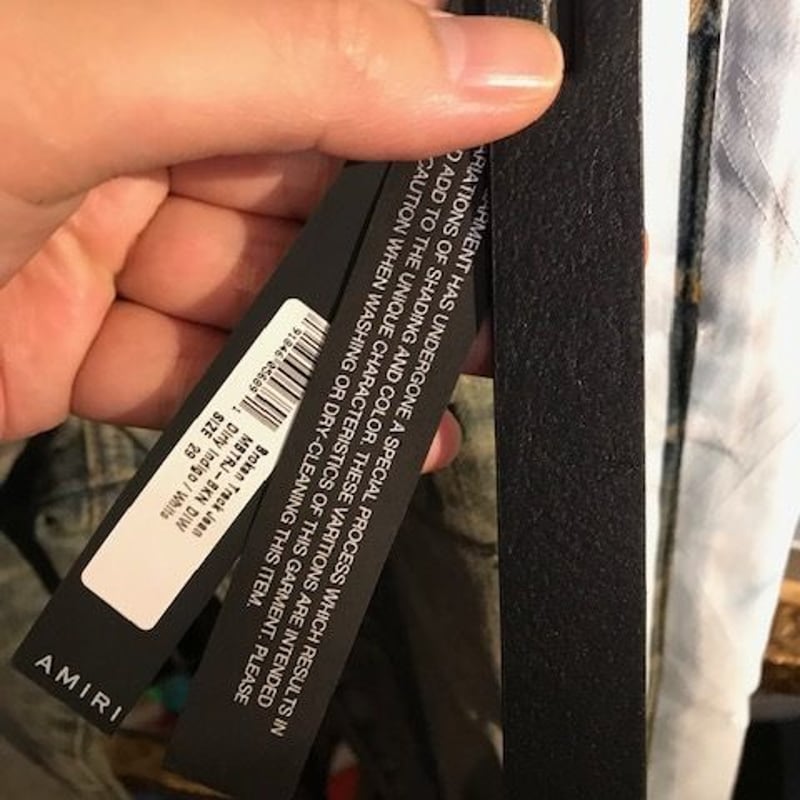 新品タグ付き☆AMIRI アミリ トラック インディゴ デニム パンツ
