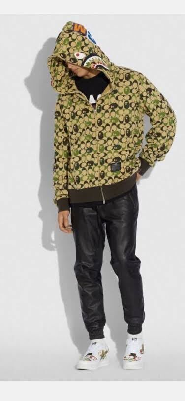 貴重XLサイズ新品☆A BATHING APE × Coach アベイシングエイプ × コーチ...