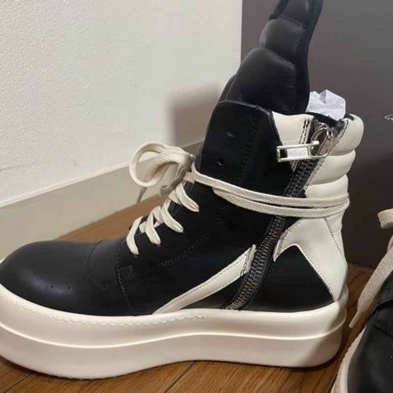 Rick Owens Geobasket Mega Bumper スニーカー Rick Owens Leather Mega Bumper Geobasket in Brown | SVD USA