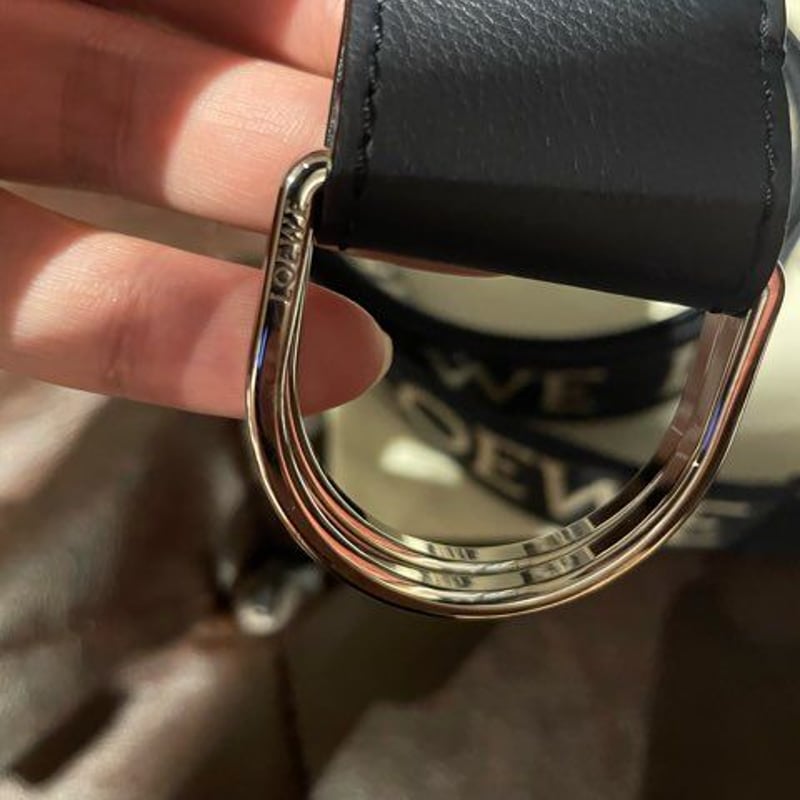 新品☆LOEWE ロエベ アナグラム ジャガードロゴ リングベルト 新品☆LOEWE ロエベ アナグラム ジャガードロゴ リングベルト